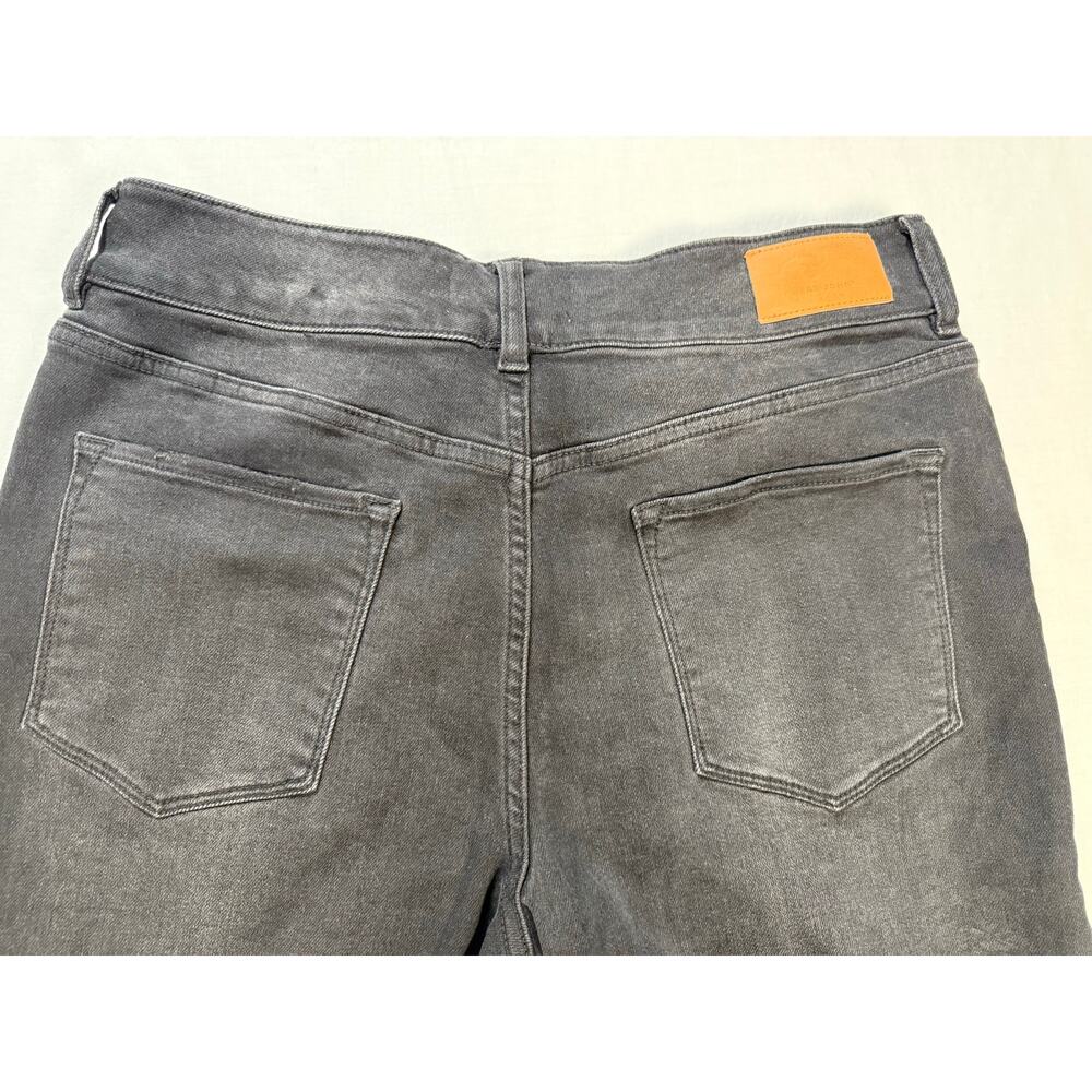 Dear John Wide Leg Baggy Jeans SIZE 31 Black High Rise Distressed Stretch - Picture 5 of 11
